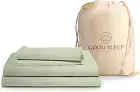 Sage Full Size Bed Set 4 Pc - 1000 TC Egyptian Cotton Sheets, Soft Comfy Double