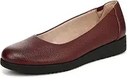 [Naturalizer] Soul Women's Idea Cushioned Slip-On Ballet Flat, Wine Dark Red, 5