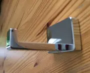 Contemporary Solid Brass Polished Chrome Robe Towel Singl Hook Bathroom Hardware