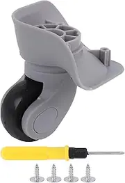 BQLZR Suitcase Luggage Replacement Swivel Caster Wheel Grey 3.62 Inch W041-S Right Kit