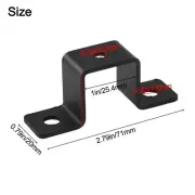 U Shaped Brackets Designed to Prevent Twisting of Heavy Duty For Pipes