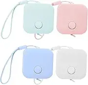 DECORNIJIA Mini Telescopic Body Measuring Tape Retractable Button for Boys and Girls 1.5m Inches Centimeters
