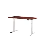 Standing Desk Electric Adjustable Sit Stand Desks White Walnut 140Cm