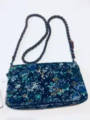 NWT COACH 1941 Dinky Wild Flower Printed Velvety Haircalf Crossbody Bag 38209