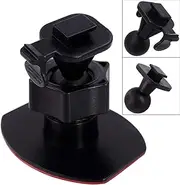 iSaddle CH02B Car Dash Camera Mount Holder for 3M Double-Sided Adhesive Base - Driving Video Recorder Windshield/Dashboard Mount Holder for Yi/Apeman/DOD/HP Car DVR Camera GPS Phone Permanent Mount