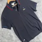 Lacoste Andy Roddick Polo Shirt Mens 6 Short Sleeve Black