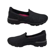 Bolt Argo Ladies Casual Shoe Slip On Lightweight Soft Foam Insole Stripe Fabric