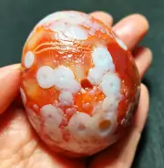 TOP 136.3G Natural Gobi Agate Eyes Agate/stone/ Madagascar Healing YY116