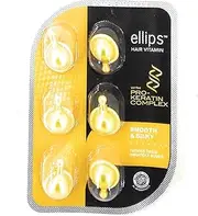 Ellips Hair Vitamin (Pro Keratin Complex) - Smooth & Silky, 6 Blister (@ 6 Capsule)