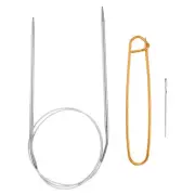 32" Circular Knitting Needles US 4/3.5mm Needles 5.51" Stainless Steel