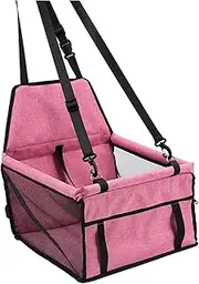 Dog Car Seat Cover Folding Hammock Pet Carriers Bag Basket Carrying for Cats Stable Foldable Travel Pet Dog Car Seat(Black)