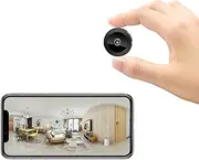 1080P WiFi Spy Camera Hidden Camera Wireless Home Security Long-lasting Battery Camera with Motion Detection Small Indoor Security Video Spy Cam for Home Surveillance Micro Nanny Cam with App Control