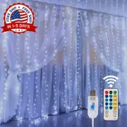 Decoracion Para Fiestas Cortina De 300 Luces LED Bodas Fiestas Party Dormitorio