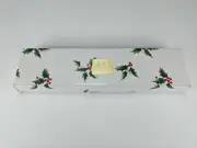 Vintage Christmas MIKASA Cake/Pie Server Ceramic In Original Box USED