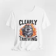 Cat Lover Tee, Funny Cat Shirt, Angry Cat T-shirt, Unisex Graphic Tee, Cat Gift