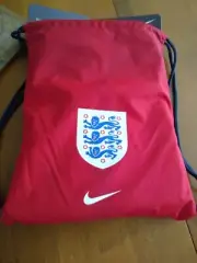 Nike England Soccer Shoe Sack Gym Pack Fitness Bag Red