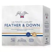 John Cotton 90/10 Hungarian White Goose Feather & Down All Seasons Quilt King