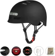 Ultralight Cycling Helmet Bicycle Helmet Electric Scooter Helmet Smart Tail Light Bike for Bicycle Cycling Rock Roller S