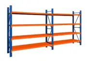 4M*2M*0.6M Storage Shelves Garage Warehouse Rack Shelving Steel 800KG p1metro