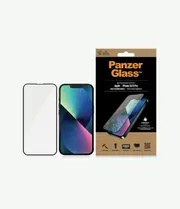 PanzerGlass CaseFriendly Black Phone Screen Protector for iPhone 13/13 Pro - Clear