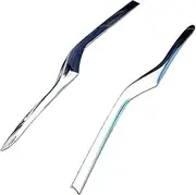 FUWKAIZS Chrome Rear Trunk Tailgate Trims Molding Strips Compatible for Toyota Venza Harrier 2021-2023 Accessories