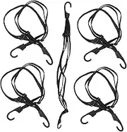 BUGUUYO 5pcs Motorcycle Bungee Cords with Hooks Elastic Straps for Secure Helmet Luggage Fixing Durable Loss Design for Bikes Bikes Motorcycles