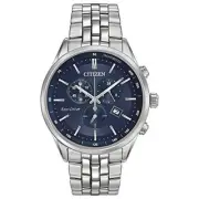 Citizen Eco-Drive Corso Quartz Men's Watch, Stainless Steel, Classic, Silver-Ton