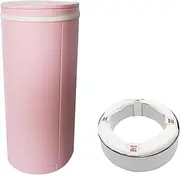 DEO Pail Trash Can for Diaper Processing, 6.3 gal (21 L), Includes 1 Dedicated Cassette, Odor Resistant, Deodorizing, Antibacterial, for Babies, Pets, Nursing Care, Limited Quantity, Cherry Pink