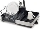 Joseph Joseph Extend Max Stainless Steel Expandable Dish Rack w/ Draining Spout