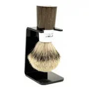 Parker 100% 3-Band Silvertip Badger Bristle Walnut and Chrome Handle Handmade