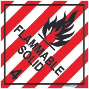 Class 4 - Flammable Solid | Hazchem Signs