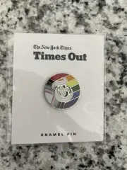 The New York Times “Times Out” Enamel Pin