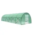 Green Fingers Greenhouse Walk in Green House Tunnel Plant Garden Dome 9x3x2M