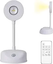 LED Spotlight, Wall Sconce with Motion Sensor Light and Remote Control, Rechargeable Painting Light 3 Color, Picture Light for Indoor Wall Decor Art Display Light, Wall Sconce Motion Sensor Light