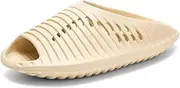 [Jakcuz] Mens' EVA Slippers UFO Shape Slip-on Athletic Outdoor Swimming Pool Water Shoes Open Toe Lightweight Beach Shoes