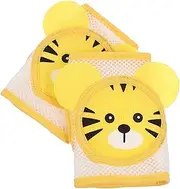 [Holibanna] Face Scratch Gloves Pads for Crawling Pads for Babies Supplies Leg Warmers for Crawling Pads for Leg Warmers Protector Savers Blended Blue