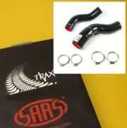 Silicon hoses x 2 for Mitsubishi MQ + MR TRITON 2.4L Intercooler pipe kit SAAS (for: Mitsubishi)