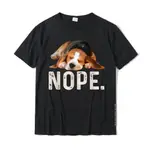 NOPE LAZY BEAGLE DOG LOVER 禮物 T 恤禮物 T 恤全新棉質男士上衣 T 恤組