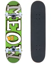 Meow Skateboards | Logo Complete (Green) 7.75" | Podium Supply Co.