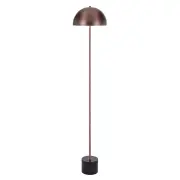 Domez Floor Lamp, Bronze with Black Marble
