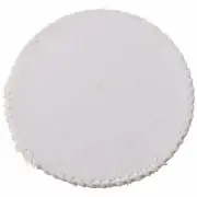 75mm Microfibre Cloth Polishing Buffing Cleaning Mop Hook and Loop Backing 1pc