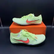 Nike Zoom Mamba V 5 Barely Volt Hyper Orange Running Spike AJ1697-700, Mens 8.5