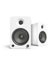 [Kanto] YU6 200W Powered Bookshelf Speakers With Bluetooth And Phono Preamp - Pair in White