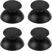 VGOL 4PCS Replacement Analog Thumbsticks Compatible with Nintendo Wii U Gamepad Controller (Black)