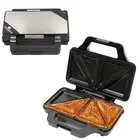 Tokyo Deco Big Hot Sandwich Maker Black [Hot Sandwich Maker that can bake all th
