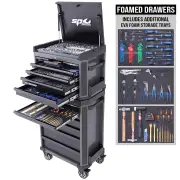 SP Tools SP52295DX - Tool Kit - Tech Series - 336 Piece Metric/SAE - Diamond Black - Plus 3 Extra EVA Foam Trays