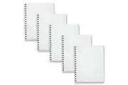 5pc Spirax P592g Grid Book School Writing Stationery Twin Wire BLK 240-Pages