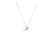 Gibson Gifts Silver Plated Aust Fauna Necklace Kangaroo Womens Jewellery