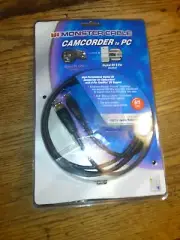 Monster Cable 4-Pin Firewire DV Support Camcorder To PC With