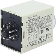 Marhynchus Berm Time Relay Adjustable Power On Timer 1S/10S/60S/6M Delay Accessory Replacement Part ST3PA‑B 200- AC200V 3A (AC220V)